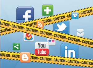 Caution-Social-Media-Danger